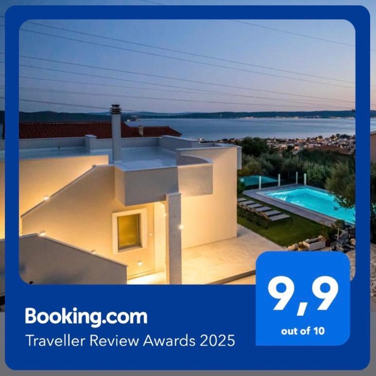Villa Dalmatina Hill House - Private Pool, Sea And Hill View, Rooftop Terrace, Free Parking